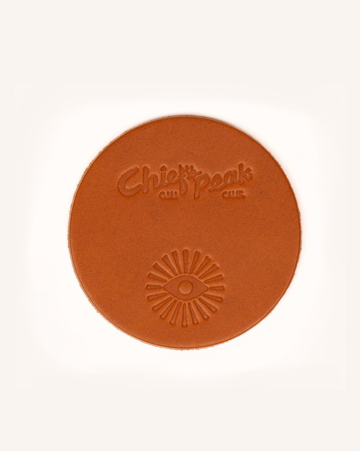Chief's Peak Leather Coaster Set - Shelter Social Club