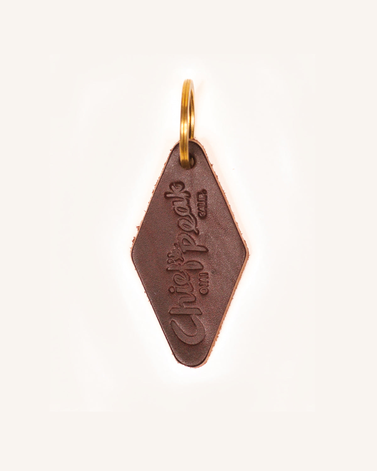Chief's Peak Leather Keychain - Shelter Social Club