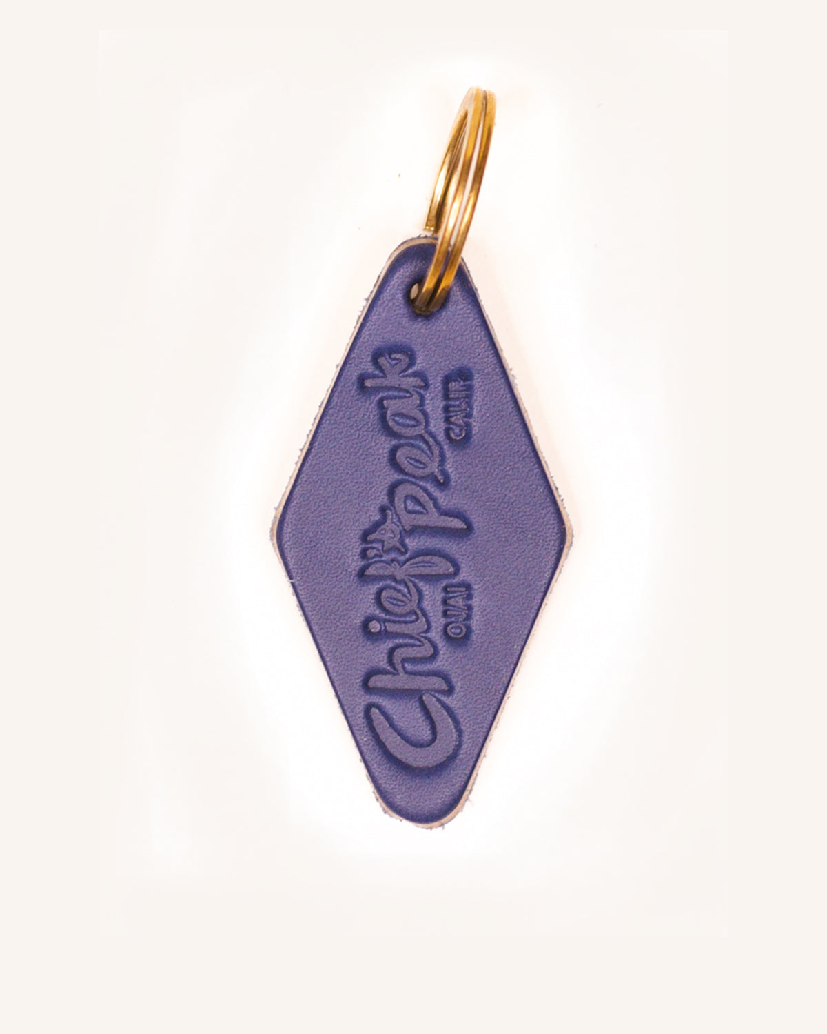 Chief's Peak Leather Keychain - Shelter Social Club