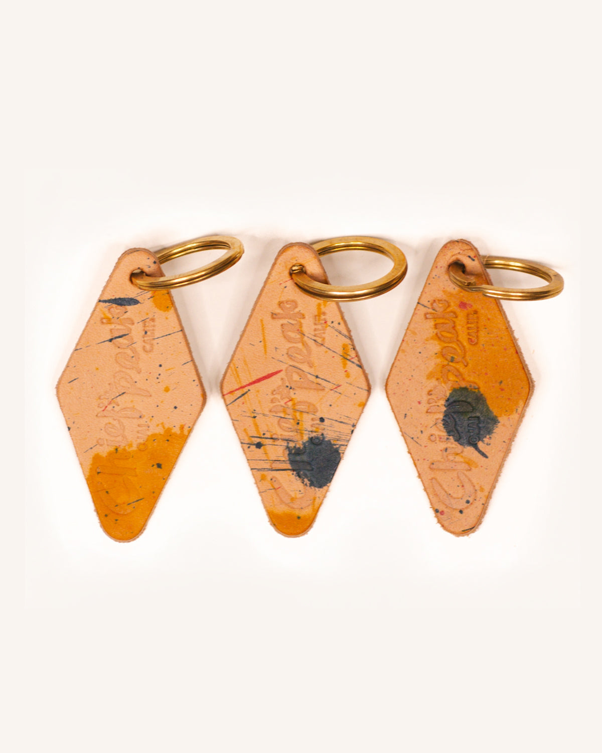 Chief's Peak Leather Keychain - Shelter Social Club