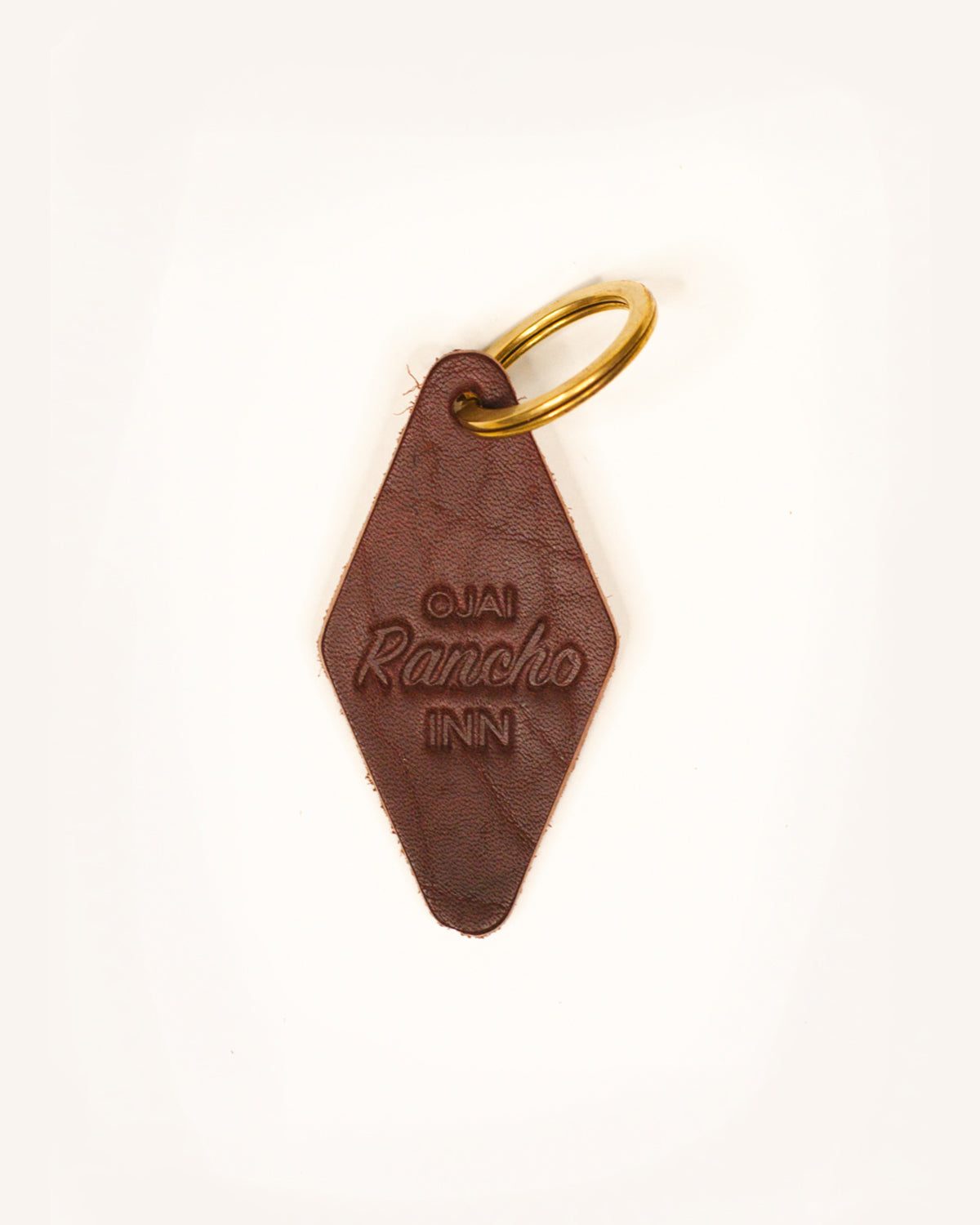 Ojai Rancho Inn Leather Keychain - Shelter Social Club