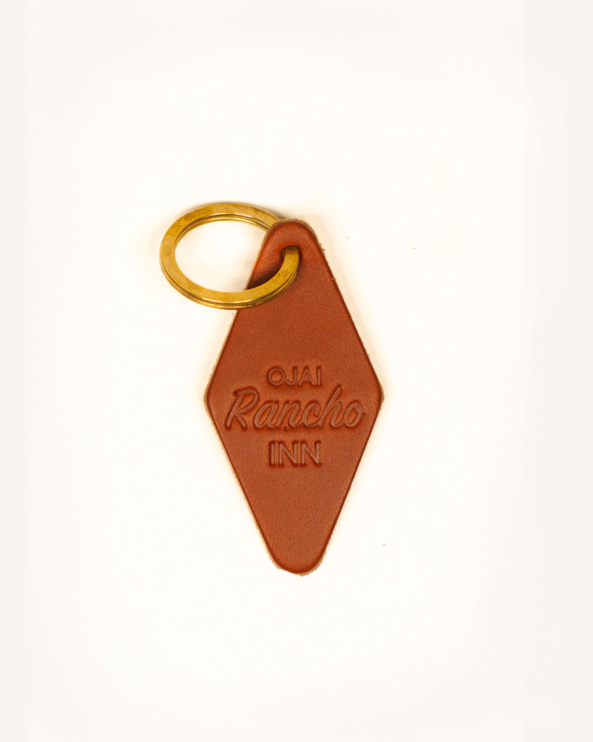 Ojai Rancho Inn Leather Keychain - Shelter Social Club