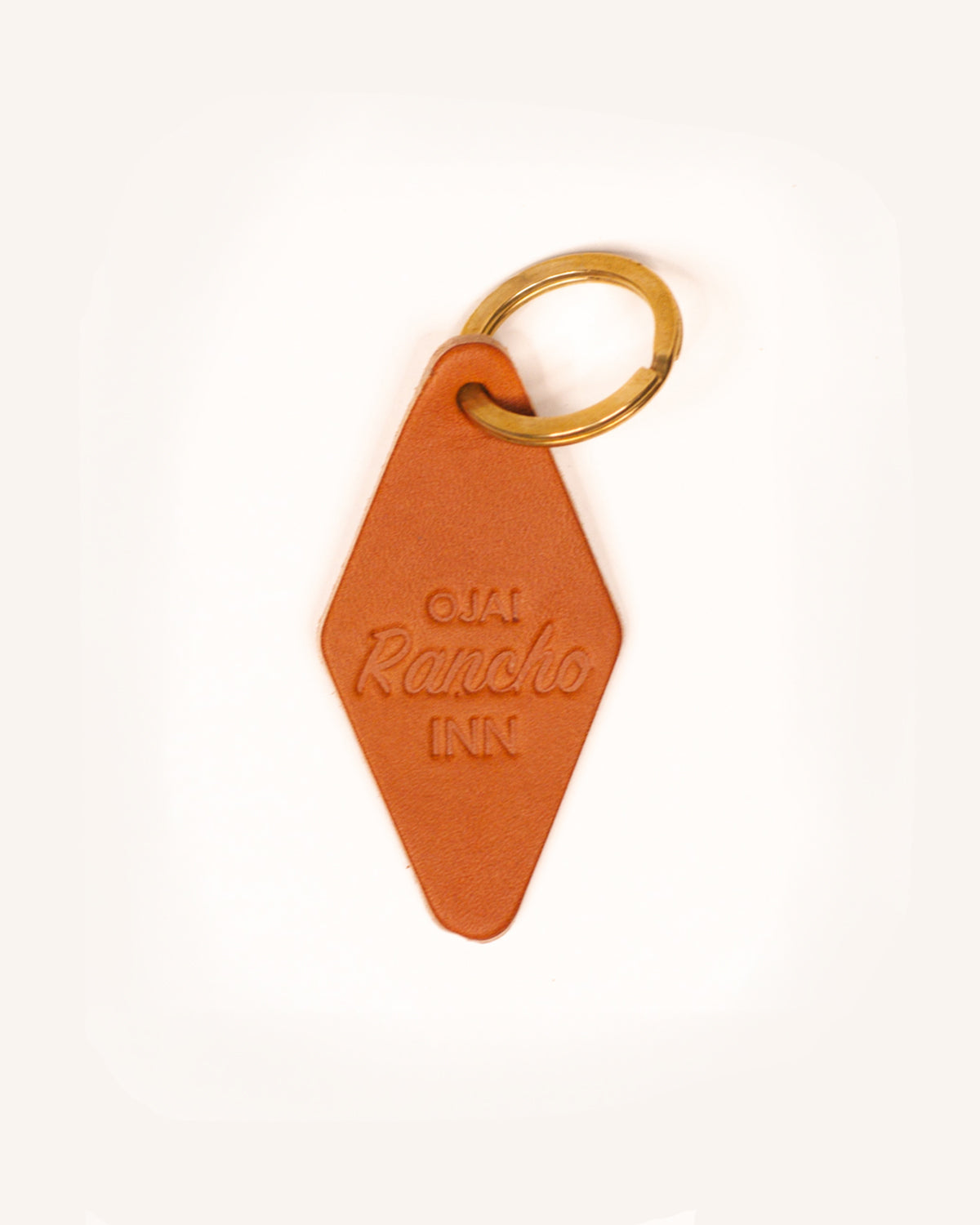 Ojai Rancho Inn Leather Keychain - Shelter Social Club