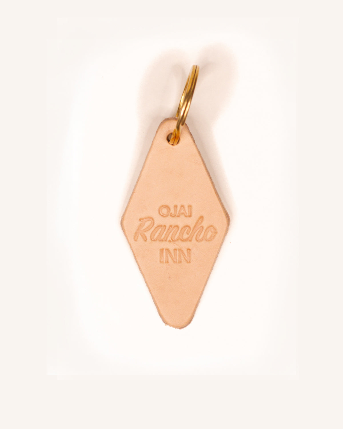 Ojai Rancho Inn Leather Keychain - Shelter Social Club