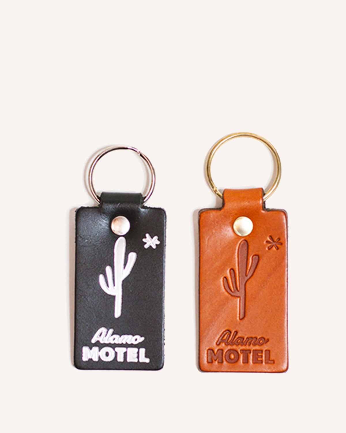 Alamo Motel Keychain by MakeSmith Leather - Shelter Social Club