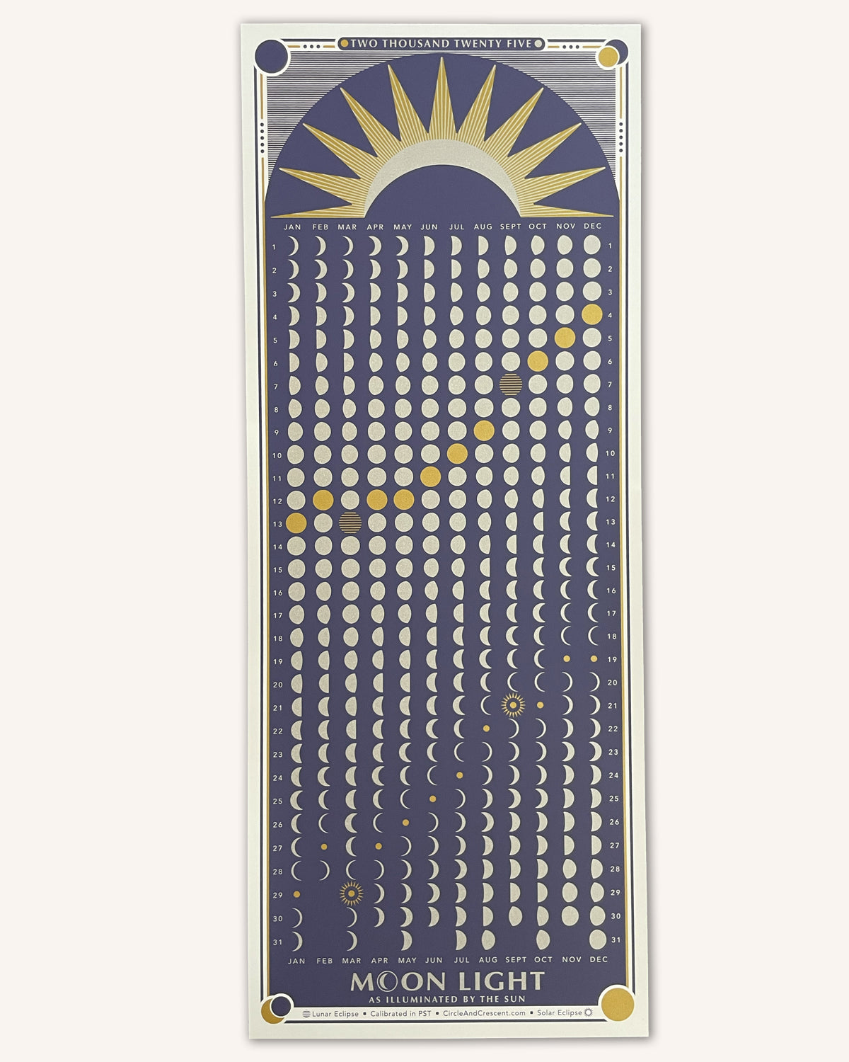 2025 MOON CALENDAR - Shelter Social Club