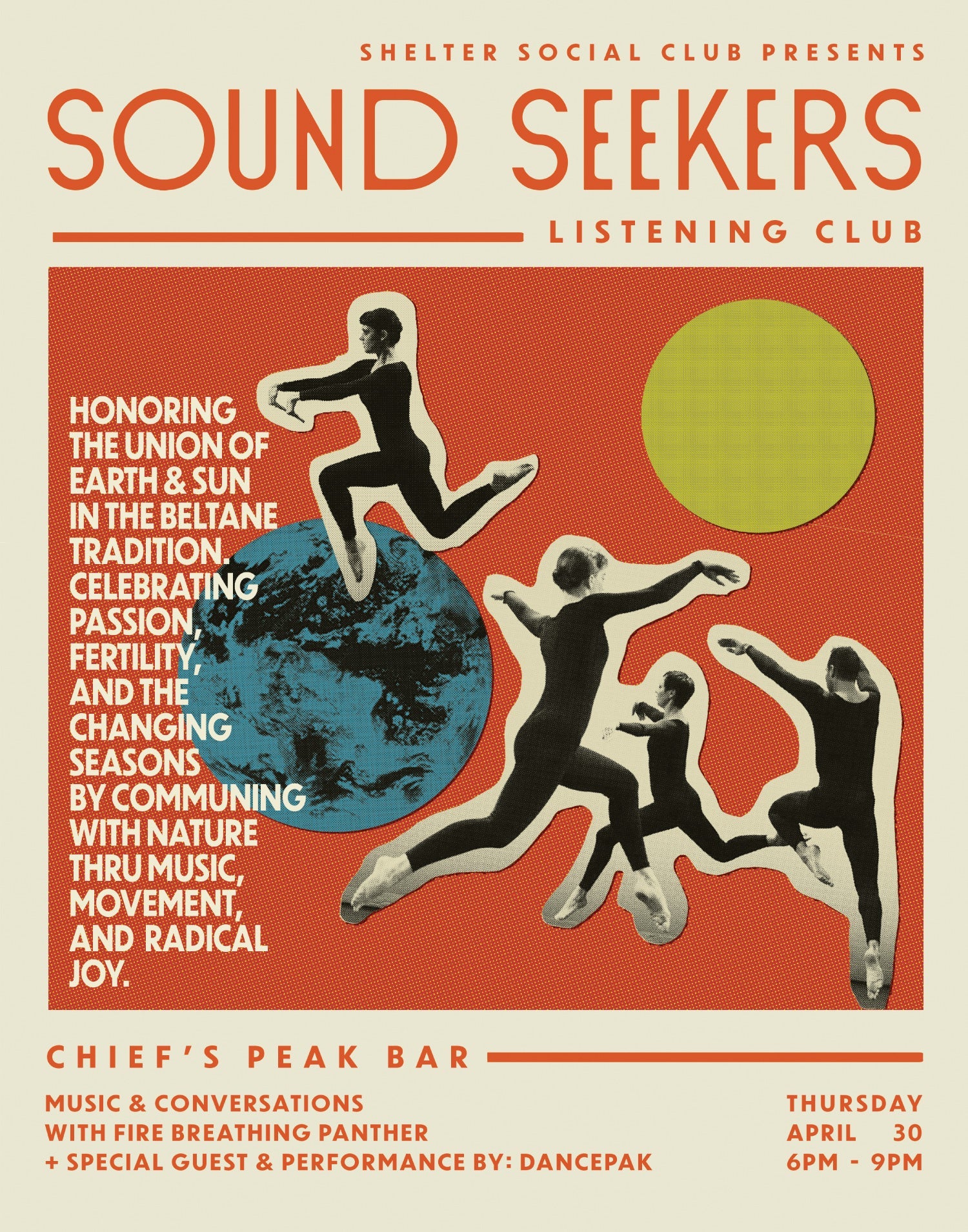 SOUND SEEKERS APRIL - BELTANE + DANCE PERFORMANCE
