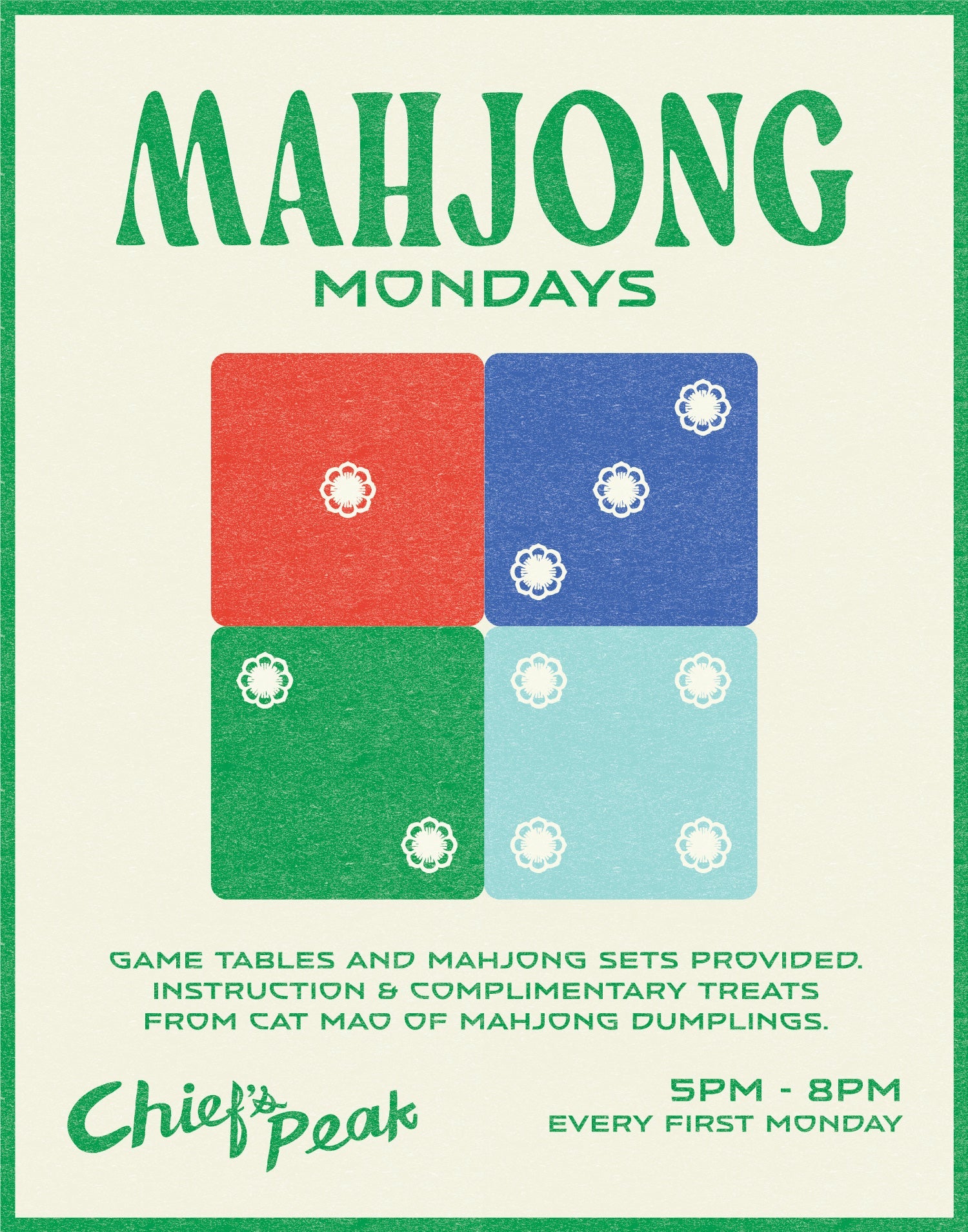 MAJONG MONDAYS