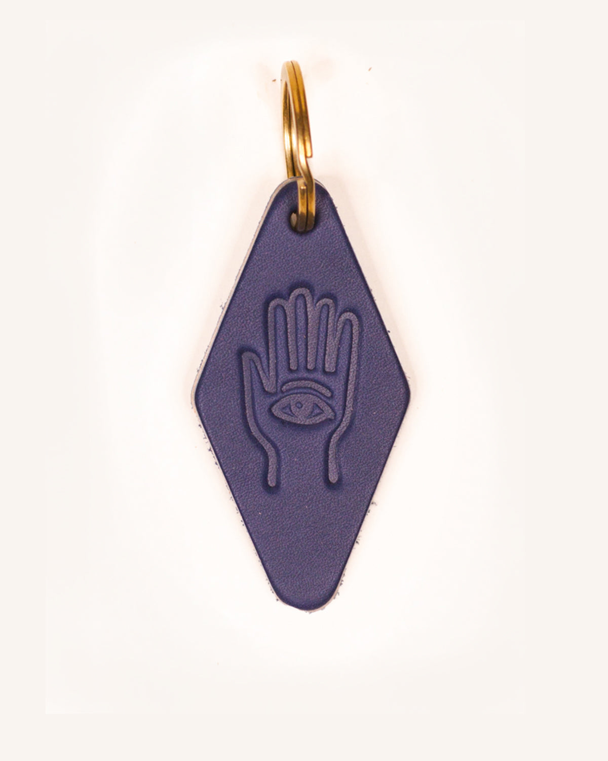 "Hand" Leather Keychain - Shelter Social Club