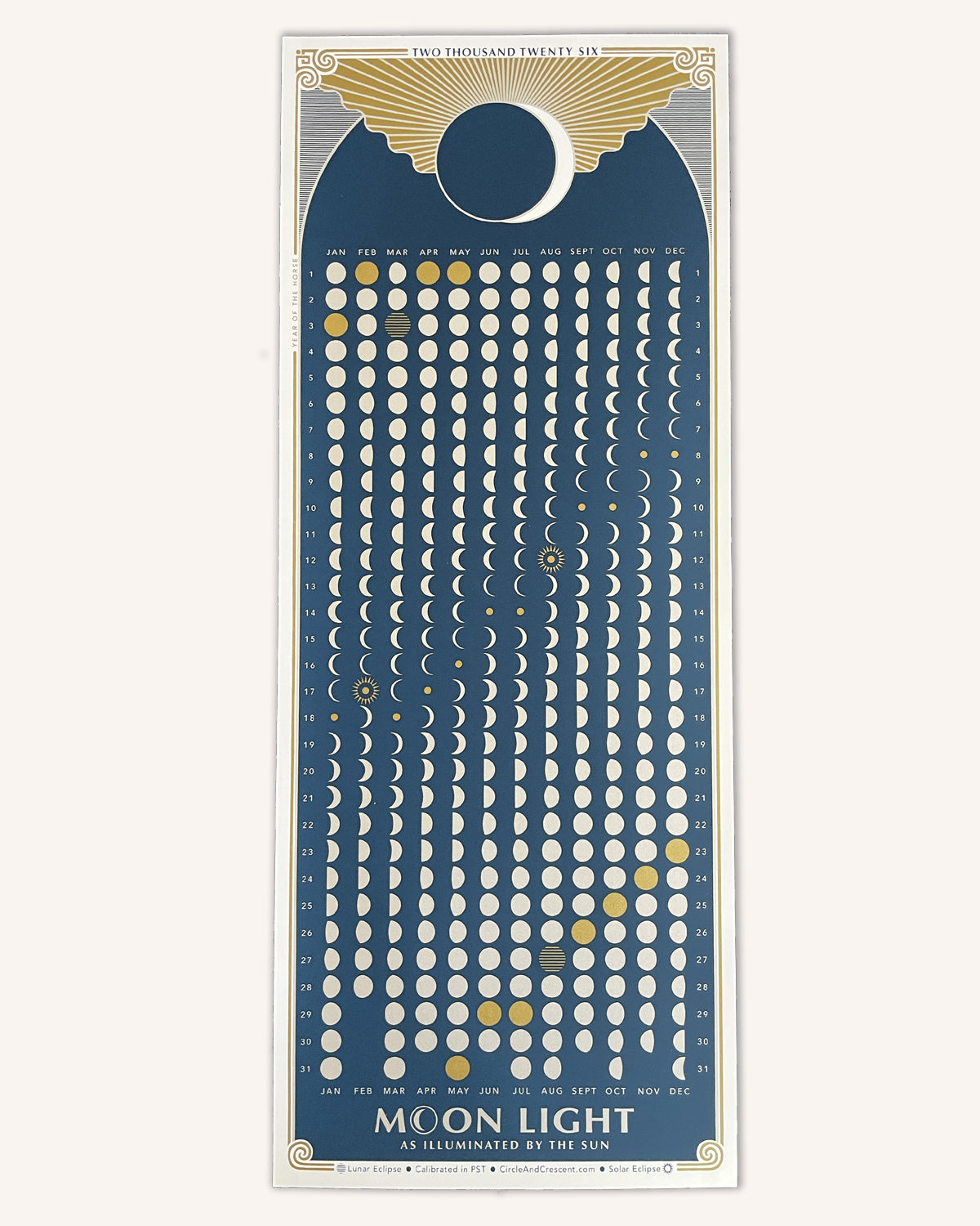 2026 Moon Calendar - Shelter Social Club